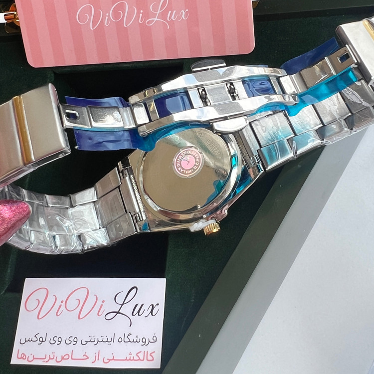 ساعت اورجینال والار شرکتی هولوگرام دار طرح امگا کانسلیشن