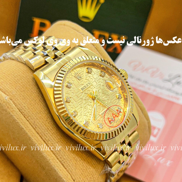 ساعت زنانه رولکس گرید درجه یک AAA وارداتی با لیبل