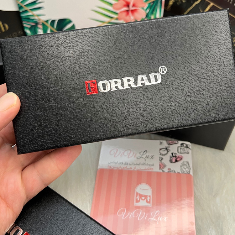 ساعت مردانه چرمی برند فوراد FORRAD با جعبه گارانتی 12 ماهه موتور