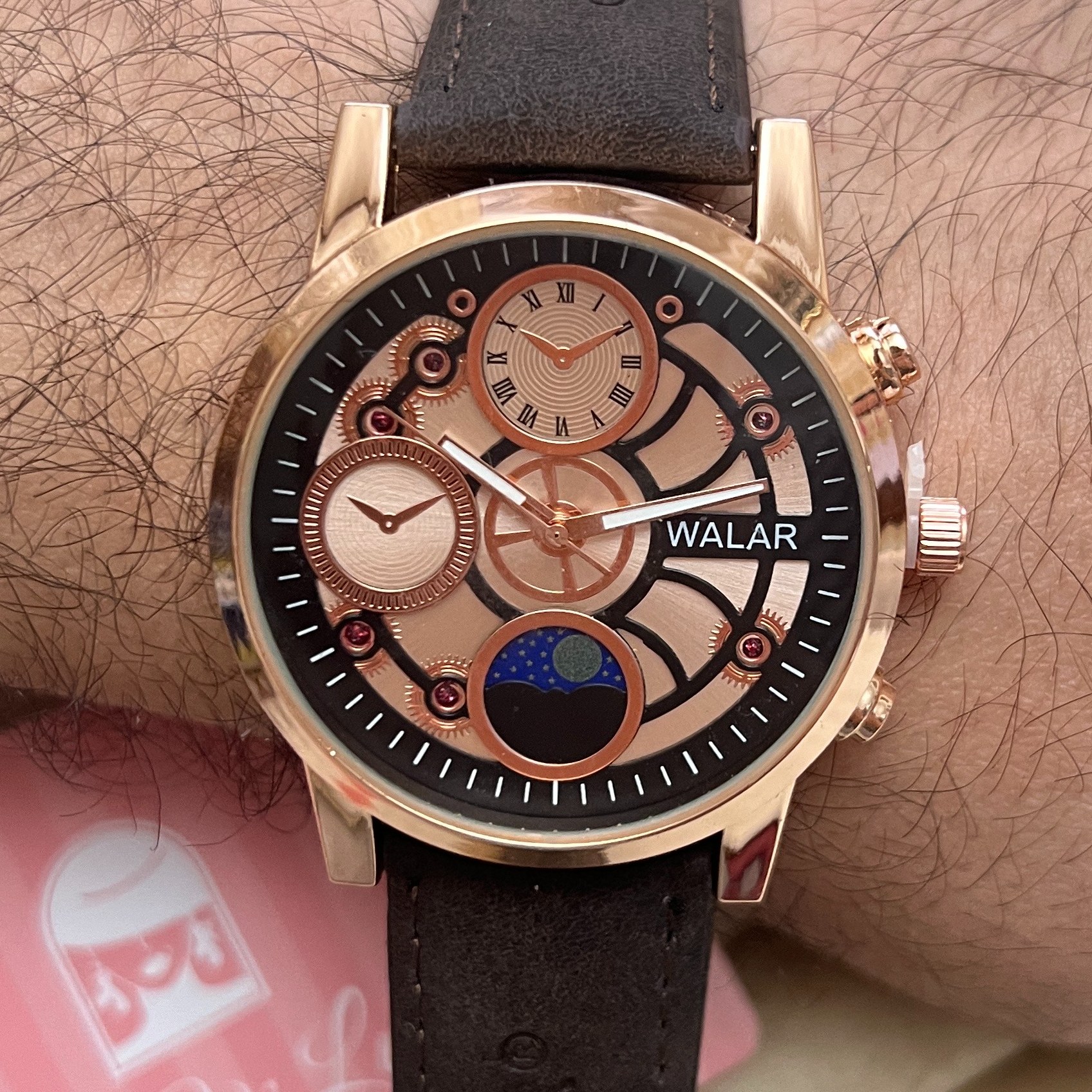 ساعت لوکس اورجینال والار طرح مونت بلان MONT BLANC طرح 1006