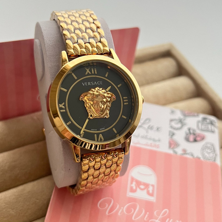 ساعت ورساچ زنانه و دخترانه لوکس استیل کیفیت عالی و رنگ ثابت ورساچه Versace