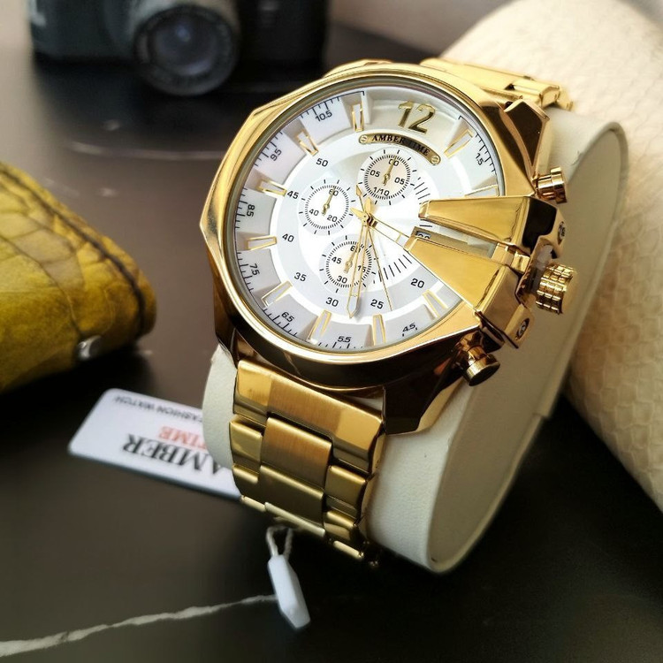 ساعت اورجینال شاخ دار AMBER TIME طرح دیزل شاخدار کیفیت عالی DIESEL
