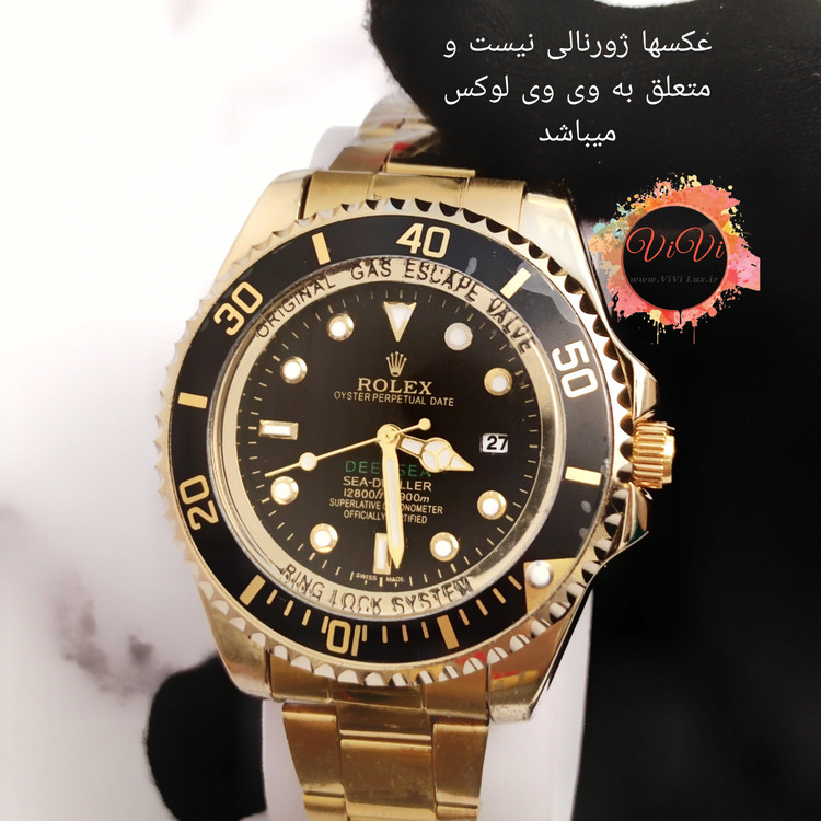 ساعت رولکس ساب مارین سری نایاب gas escape valve زه چرخان رنگ ثابت Rolex submariner gas escape valve