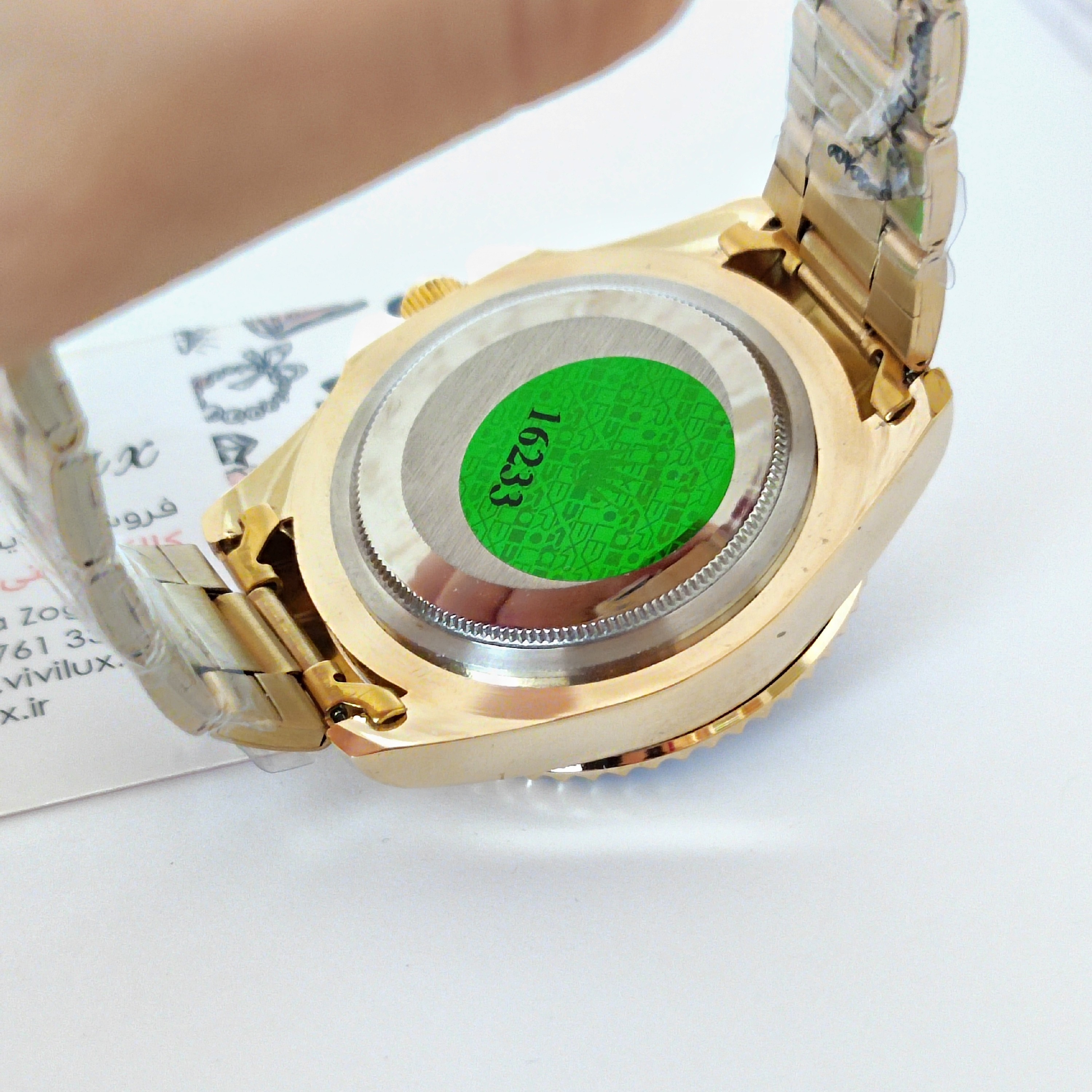 ساعت رولکس ساب مارین سری نایاب gas escape valve زه چرخان رنگ ثابت Rolex submariner gas escape valve