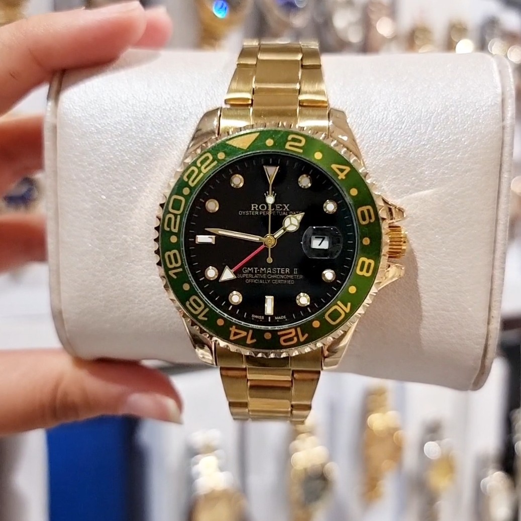 ساعت مردانه رولکس زه چرخان ساب مارینر gmt بالاترین کیفیت قفل تاج دار Rolex Submariner gmt