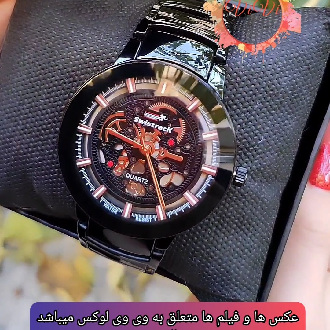 ساعت مردانه اورجینال سوئیس تراک موتور کوارتز ژاپن ضد آب کیفیت عالی SWiSS TRACK