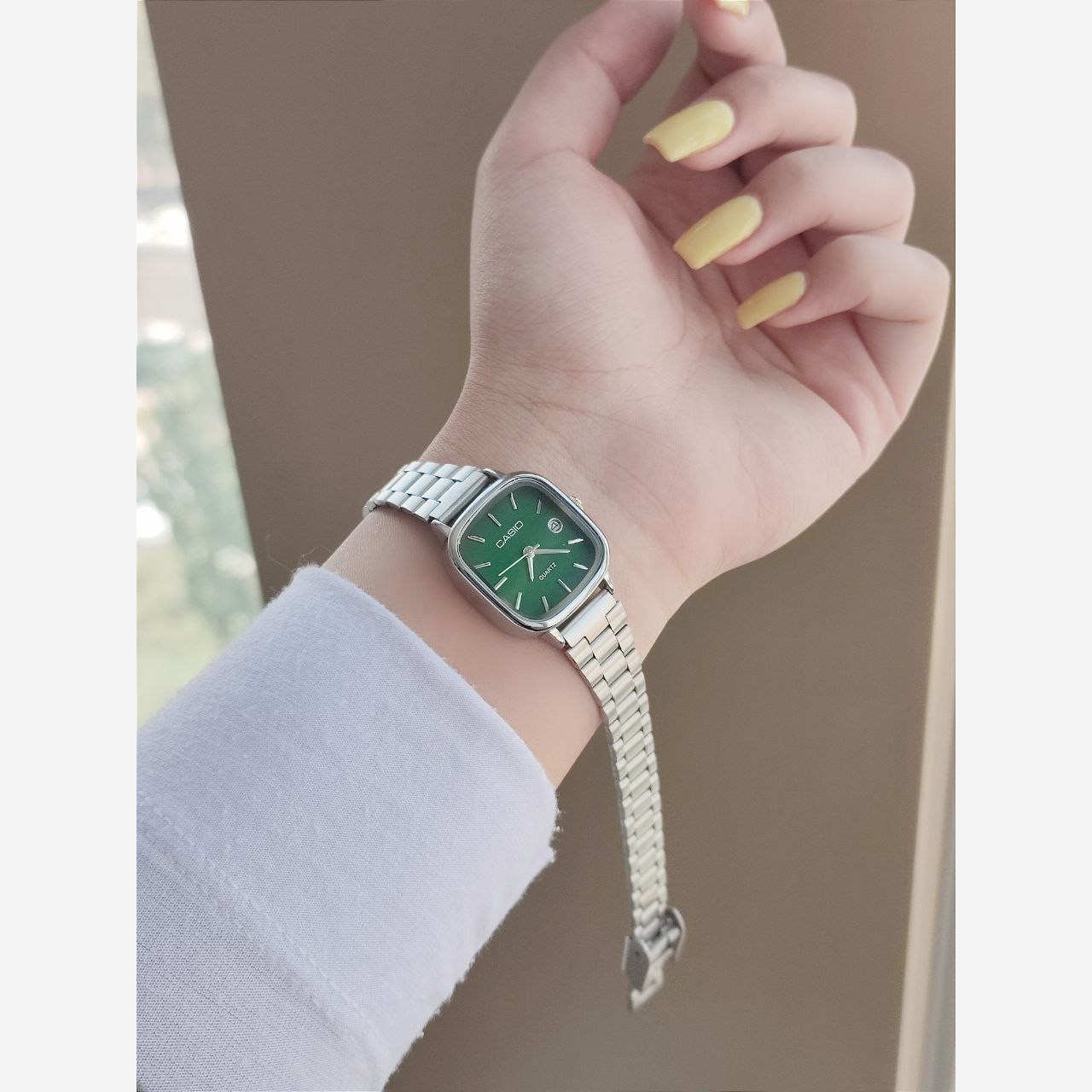 ساعت زنانه کاسیو اولدمانی سبز