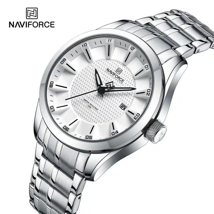 ساعت مچی عقربهای کوارتز مردانه نیوی فورس مدل NF8032SW
