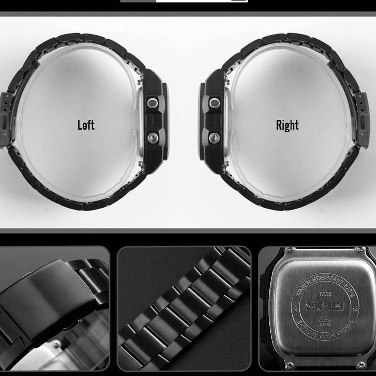 ساعت مچی دیجیتال مردانه اسکمی مدل 1335-blk