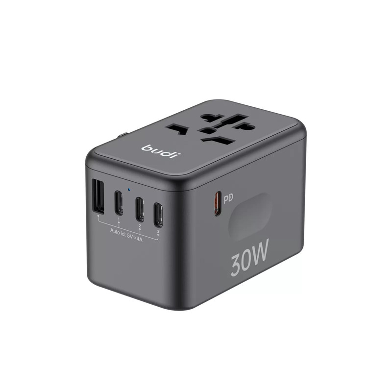 شارژر دیواری 30 وات پنچ پورت بودی مدل AC355B30