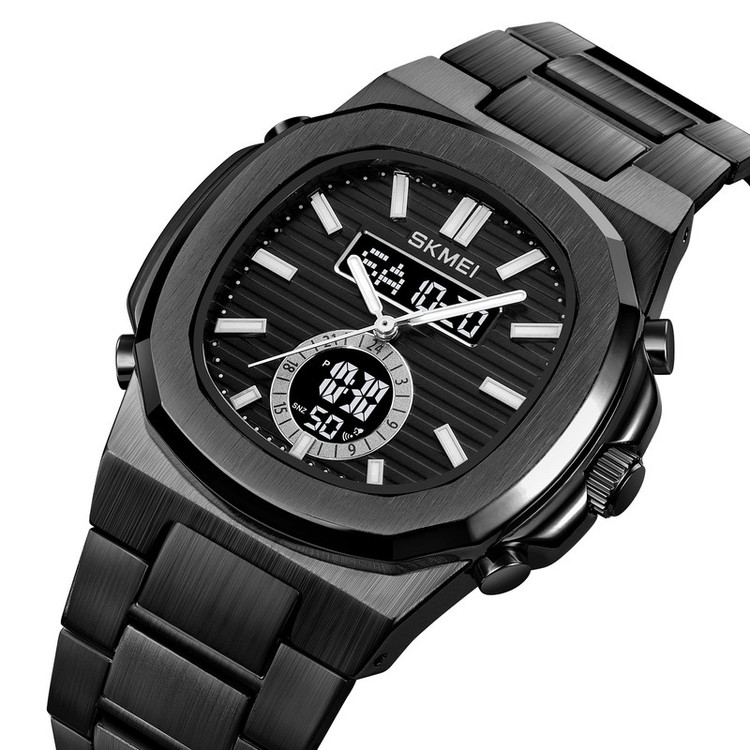 ساعت مچی عقربهای کوارتز مردانه اسکمی مدل 2279-blk-1