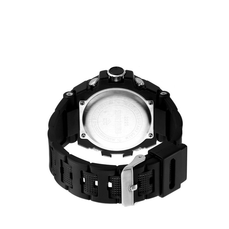 ساعت مچی عقربهای کوارتز مردانه اسکمی مدل 2220-blk-1