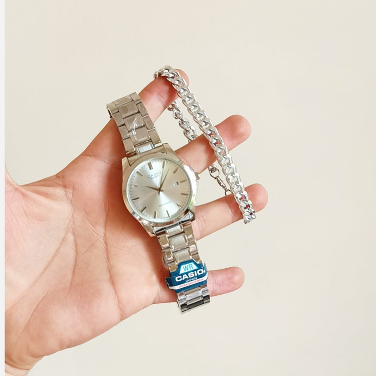 ساعت مچی کاسیو مردانه و دستبند