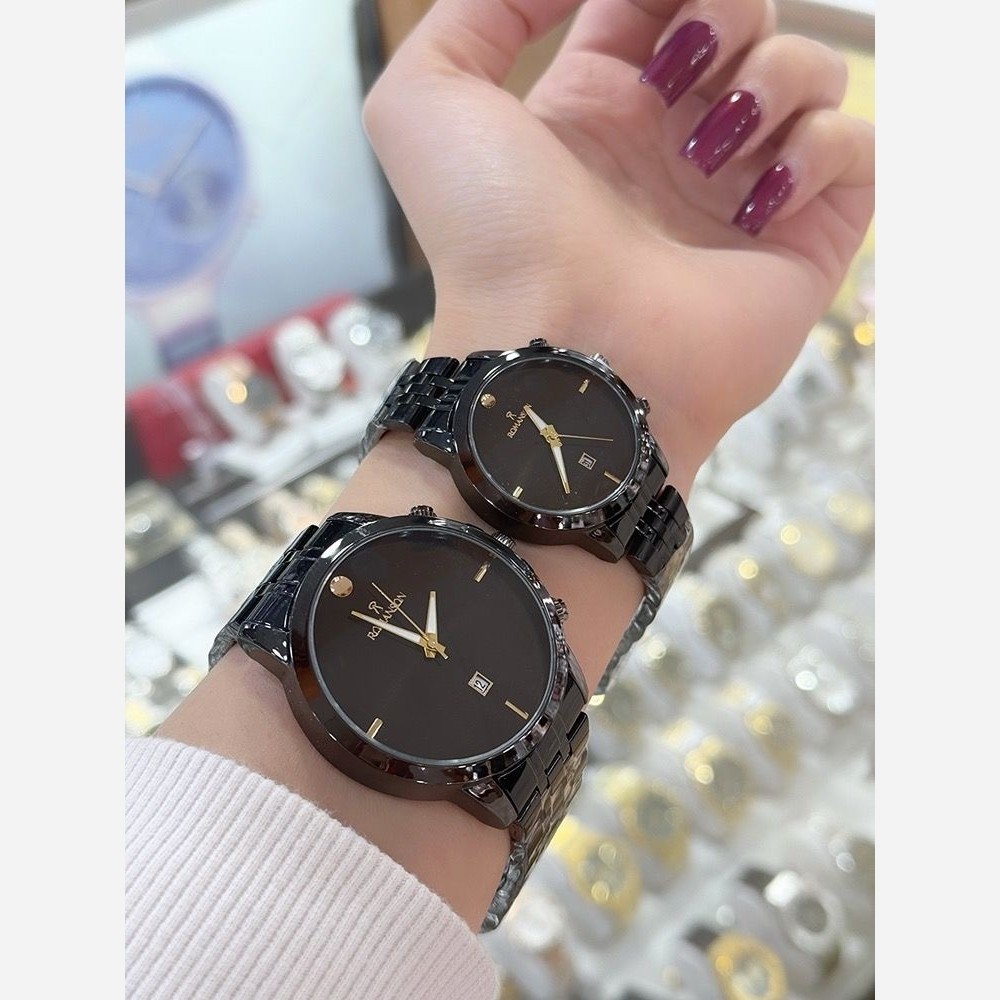 ساعت رومانسون زنانه و مردانه با طراحی شیک و خاص کیفیت عالی ارسال رایگان فروش به صورت تک و ست