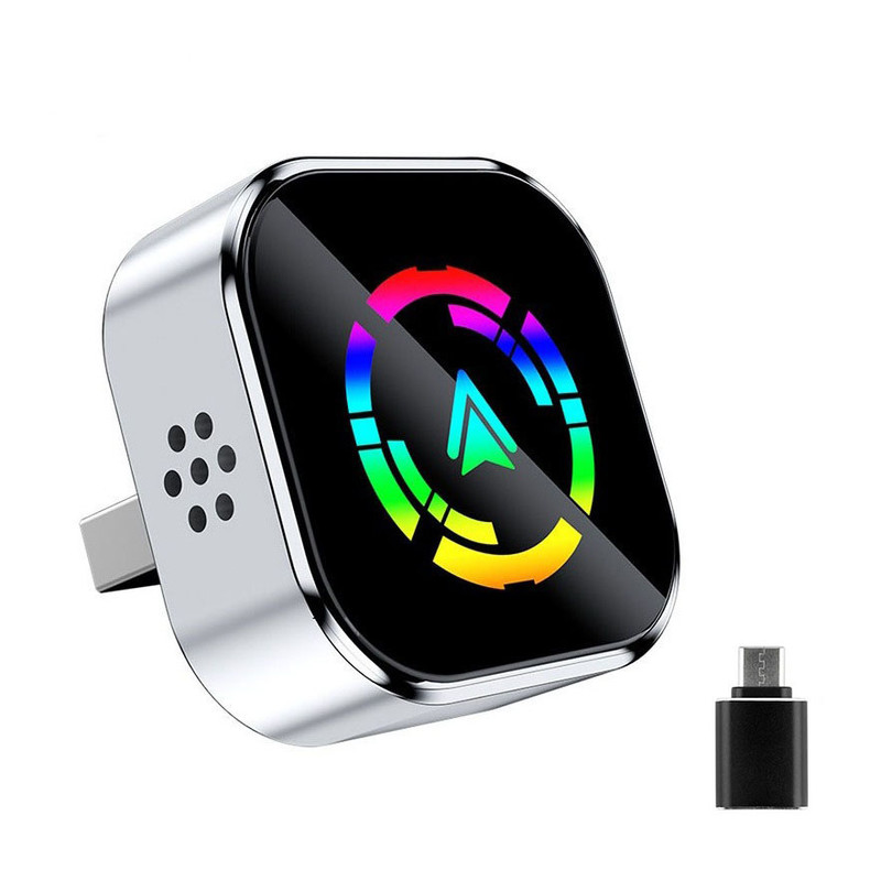 کارپلی و اندروید اتو مدل Android Auto/CarPlay Q1A به همراه مبدل USB به USB-C