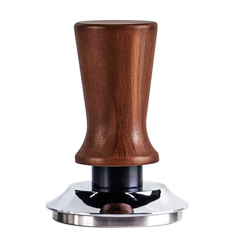 تمپر قهوه مدل 51mm wood handle شیار دار