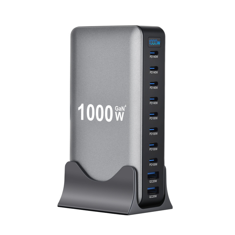 شارژر رومیزی 1000 وات 10 پورت مدل YMX-1000W