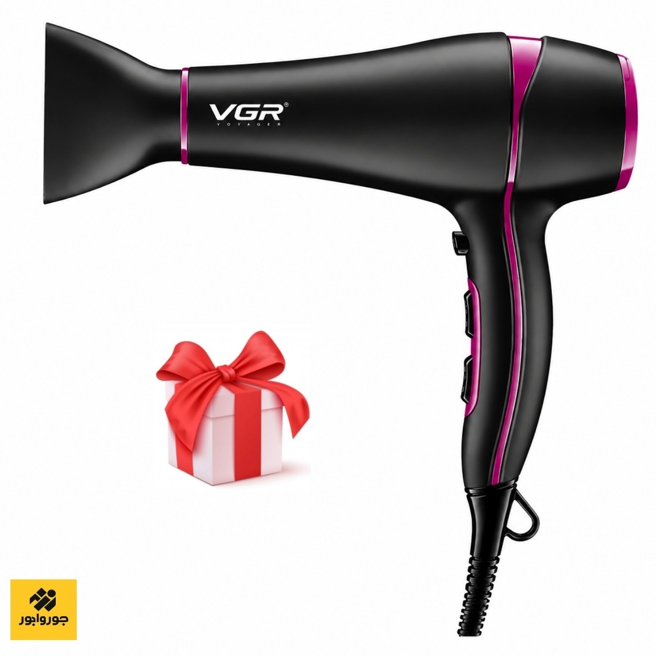 سشوار حرفه ای وی جی آر VGR مدل V-402 با سری دیسپانسر (اقساطی و ارسال رایگان)