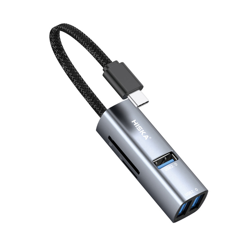 هاب پنج پورت USB-C هیسکا مدل HR-52