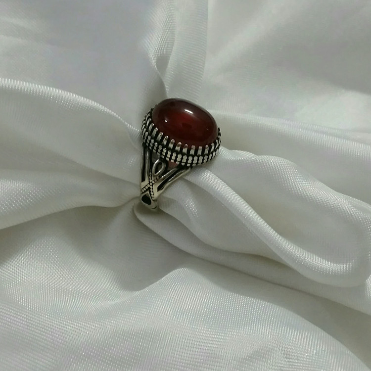 انگشتر مردانه طرح نقره 6