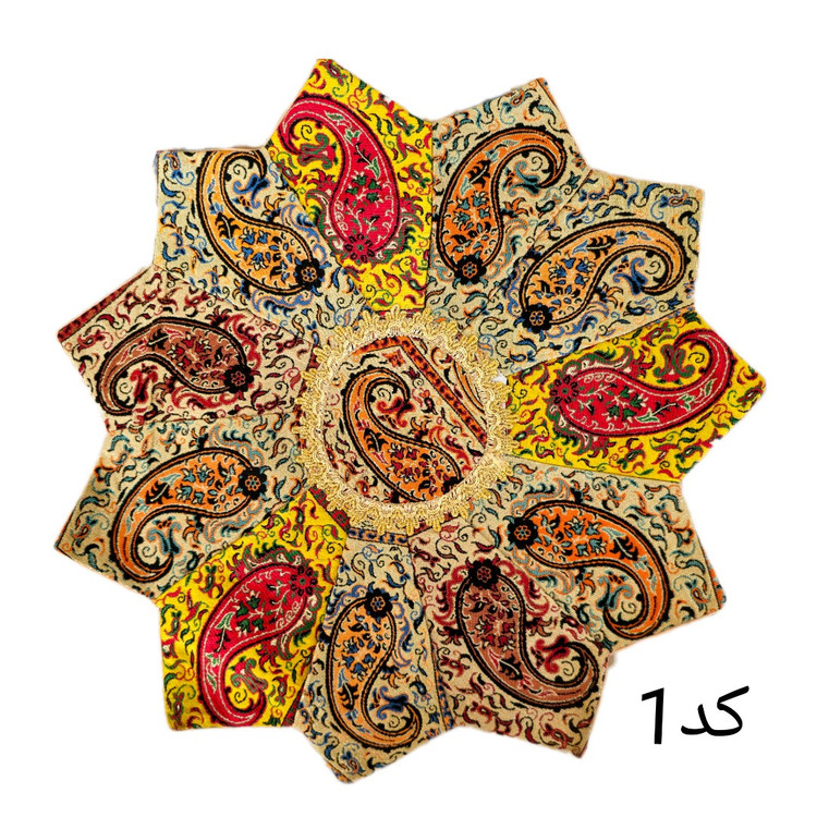 رومیزی ترمه مدل چهل تکه