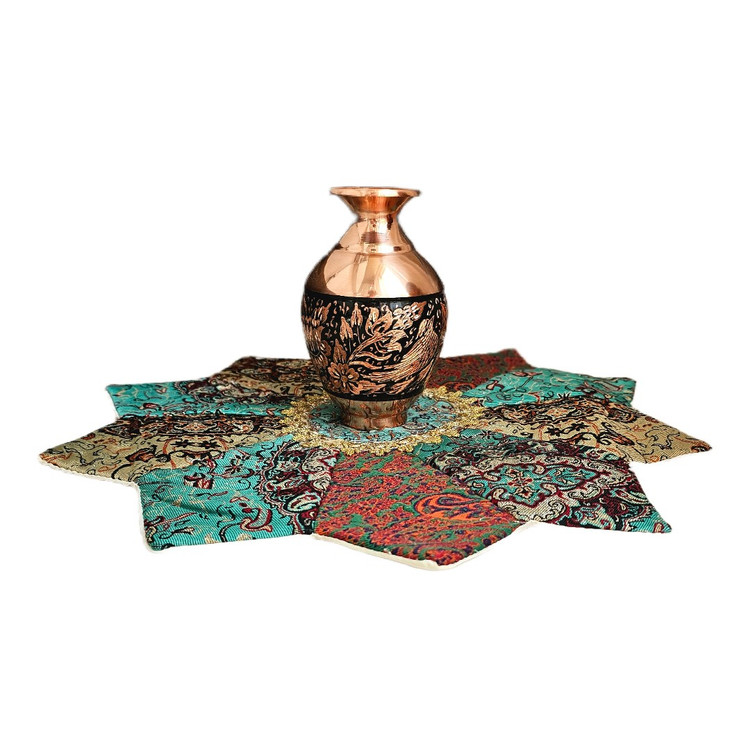 رومیزی ترمه مدل چهل تکه