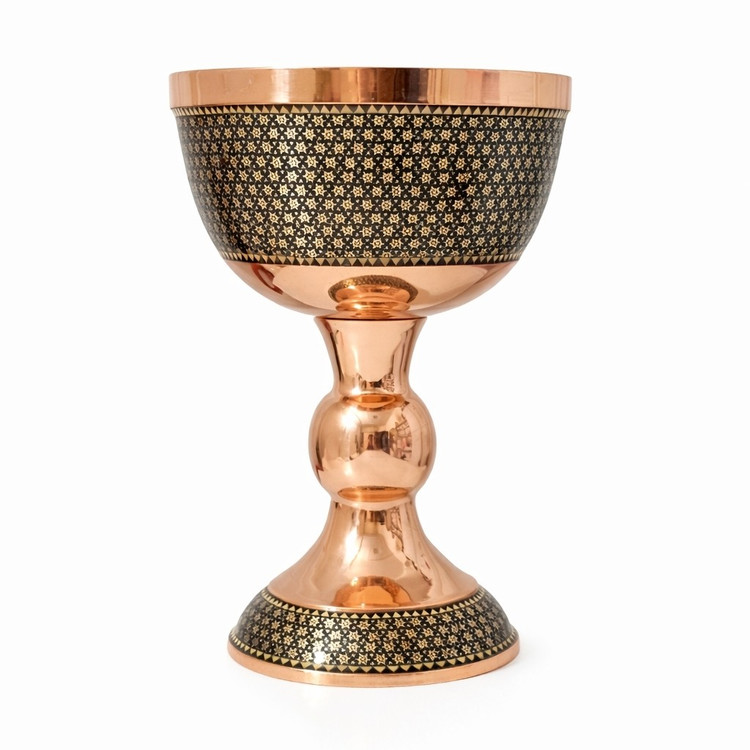 سنگاب مس و خاتم سایز 5