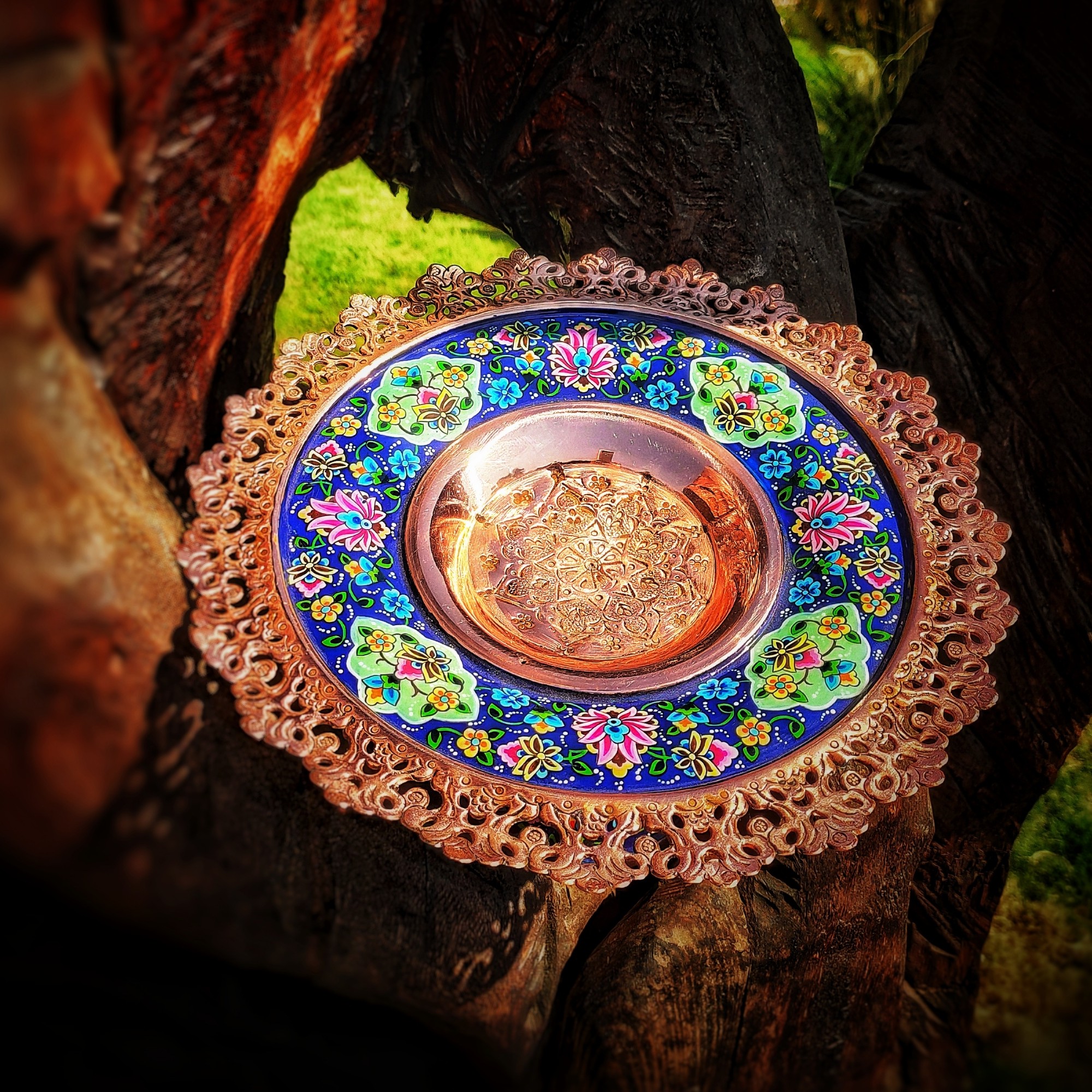 شیرینی خوری مس و پرداز  سایز 25