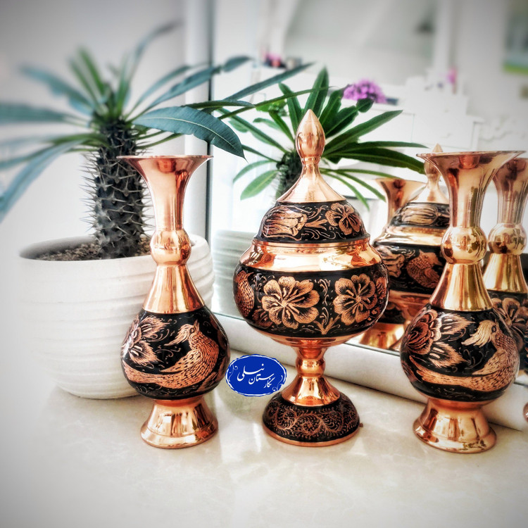ست گلدان 20 و شکلات خوری 23مدل الماس تراش