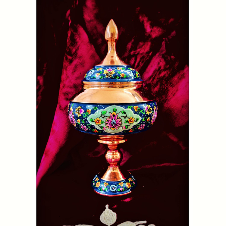 ست گلدان 20 و شکلات خوری 27 مس و پرداز