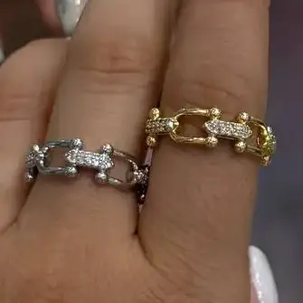 انگشتر زنانه و دخترانه آبکاری نقره تیفانی Tiffany فری سایز ضدحساسیت رنگ ثابت کد agy (پس کرایه)