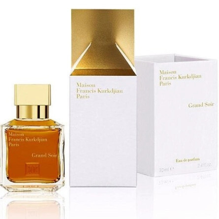 عطر ادکلن فرانسیس کرکجان گرند سویر یونیسکس گرم و شیرین-کورکجان گرند سویر- Kurkdjian Grand Soir درجه 1 (پس کرایه)