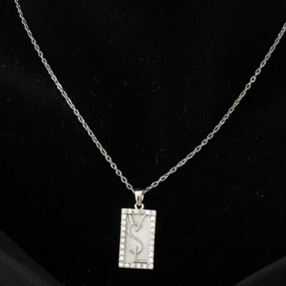 گردنبند زنانه طرح دایره مینا کاری شده رنگ کاملا ثابت کد zmc (پس کرایه)