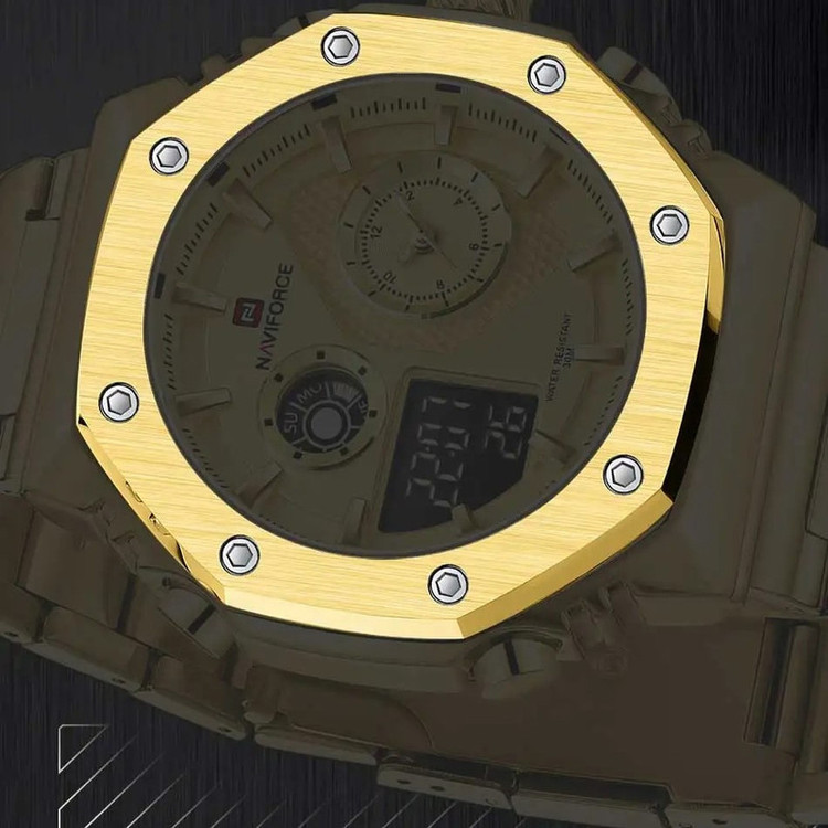 ساعت مچی عقربهای مردانه نیوی فورس مدل NF9216GG
