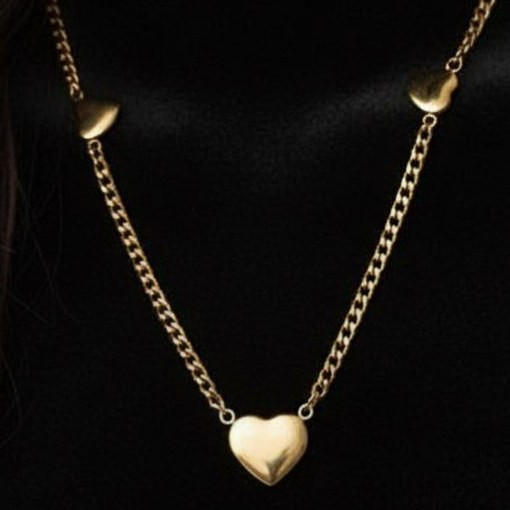 گردنبند کارتیر Cartier با پلاک قلب رنگ کاملا ثابت کد ztj (پس کرایه)