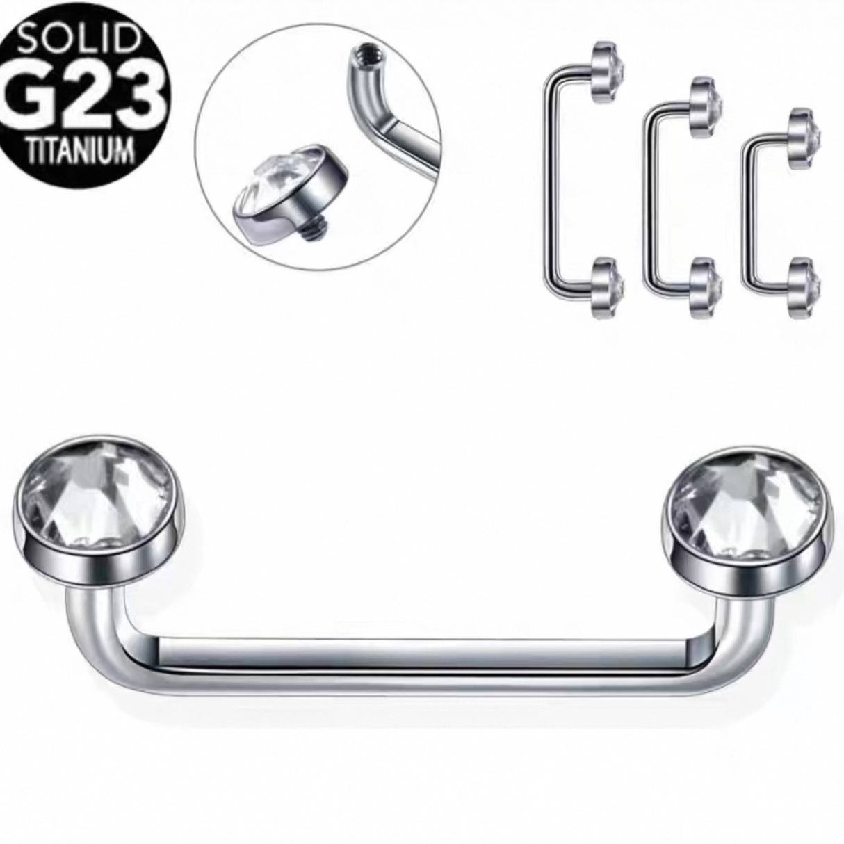 پیرسینگ سارفیس ترقوه استیل عیار 316 رنگ ثابت ضد حساسیت کد zsf (پس کرایه)