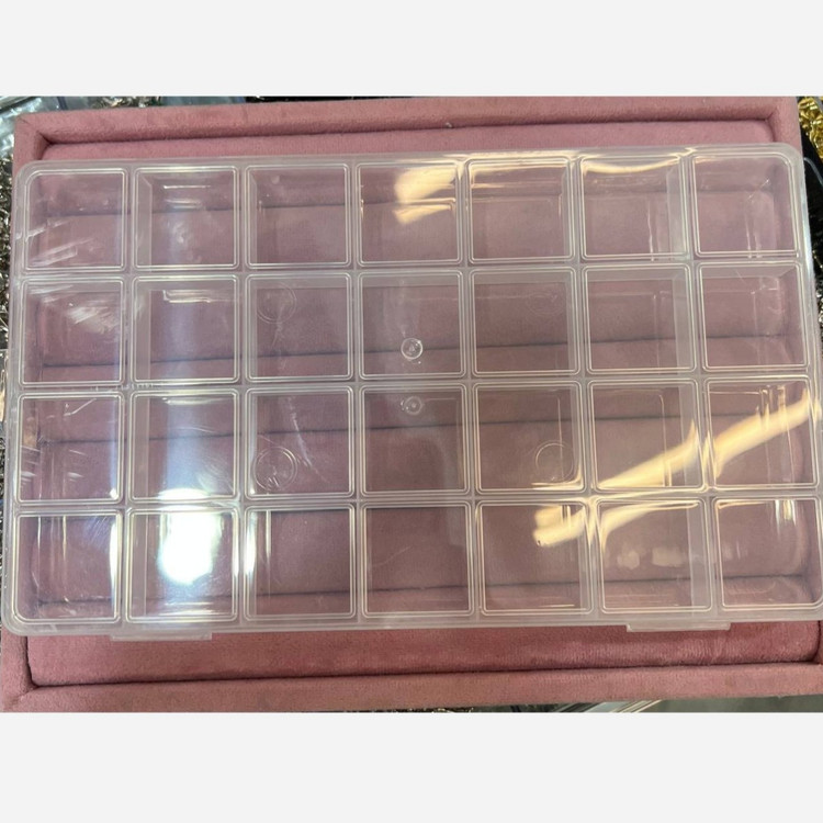 جعبه تقسیم کننده پیرسینگ 10 خونه مناسب برای دسته بندی و گذاشتن انواع پیرسینگ و اشیاء ریز کد sf (پس کرایه)