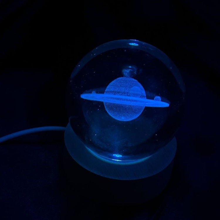 دکوری گوی کریستالی Led ال ای دی دار طرح فرشته تنوع طرح و رنگ کد sm (پس کرایه)