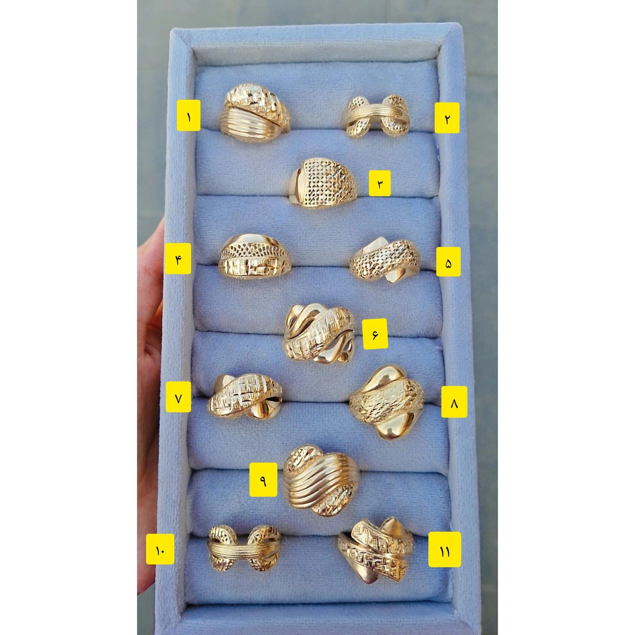 انگشتر زنانه طلاروس آبکاری ضخیم شده
