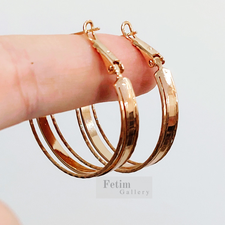 گوشواره حلقه ایی ژوپینگ اصل