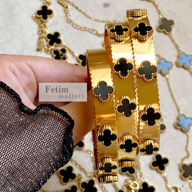 بنگل زنانه دخترانه ونکلیف استیل