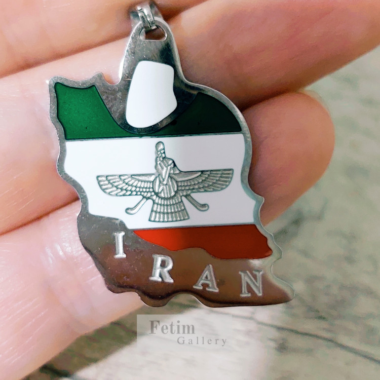 گردنبند ایران فروهراستیل رنگ ثابت ضد زنگ