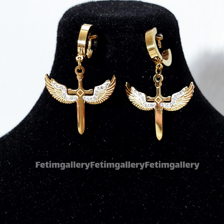 گوشواره بال فرشته استیل درجه یک