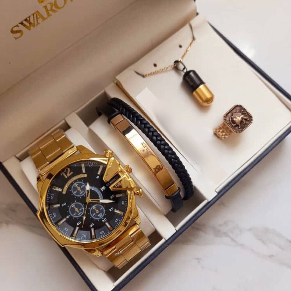 ست ساعت مردانه ( باکس هدیه) شیک ساعت دیزل