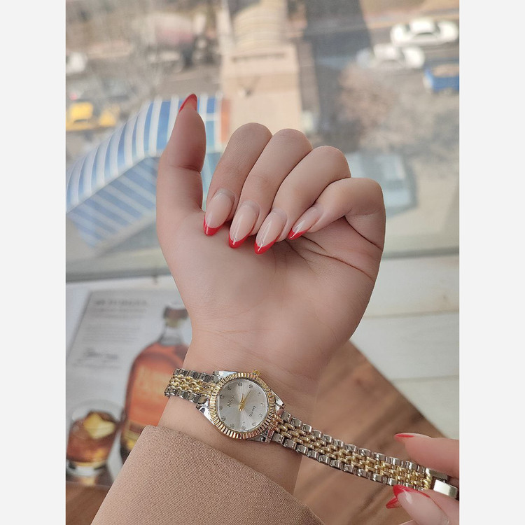 ساعت دخترانه و زنانه مارک niceطرح رولکس در چند طرح و رنگ صفحه
