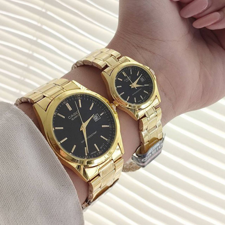 ساعت ست زنانه و مردانه مارک CASIO ضد آب موتور ژاپن