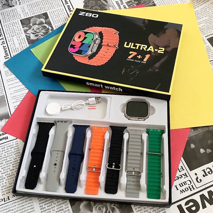 اسمارت واچ مدل ULTRA 2 Z80 دارای 7 بند مختلف