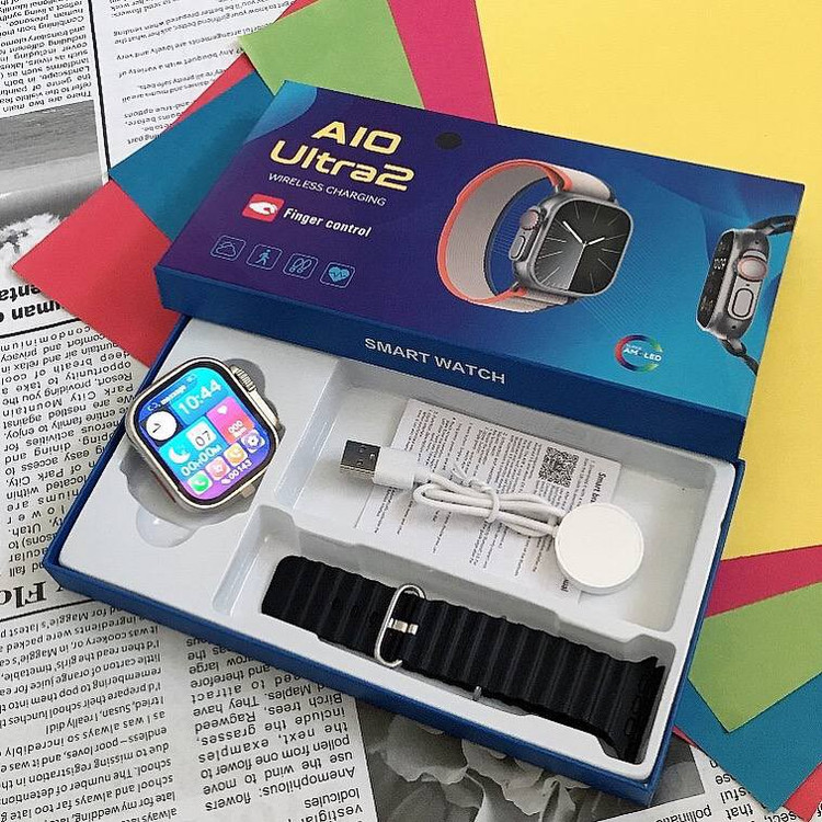 اسمارت واچ مدل ALO ULTRA 2 طوسی و مشکی