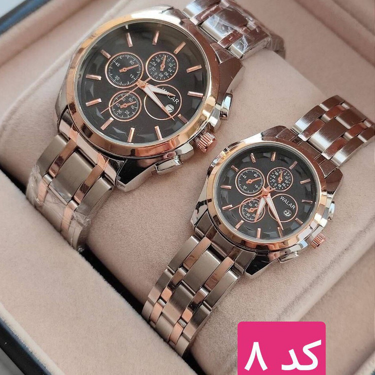 ساعت مردانه مارک WALAR طرح تیسوت در 8 رنگ بندی مختلف قیمت هر عدد درج شده