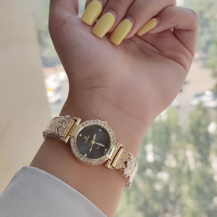 ساعت دخترانه و زنانه استیل فول نگین مارکCHANEL